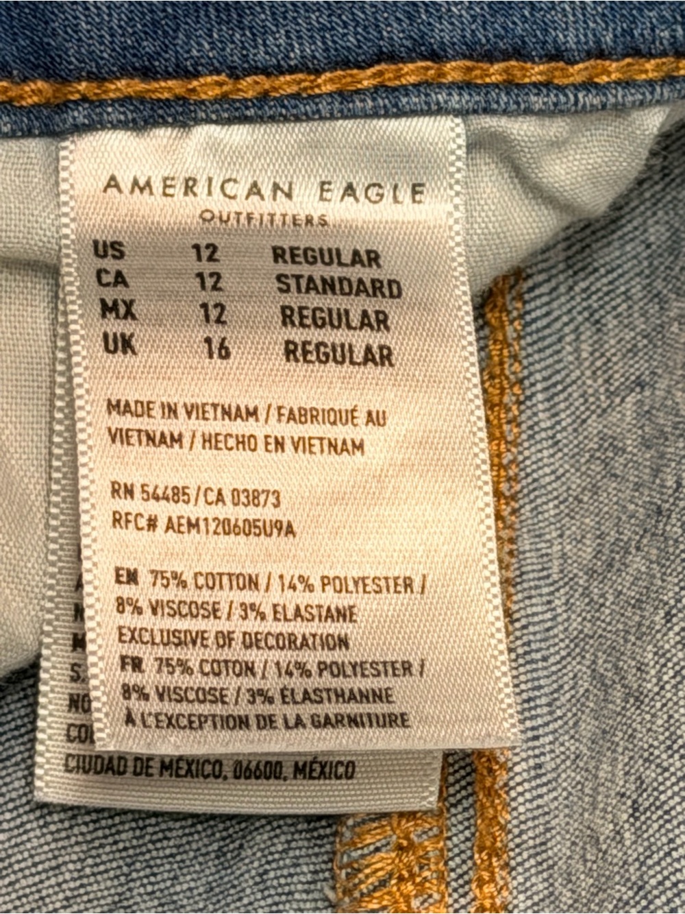 American Eagle Outfitters Women's Artist Crop Jeans - Picture 6 of 6